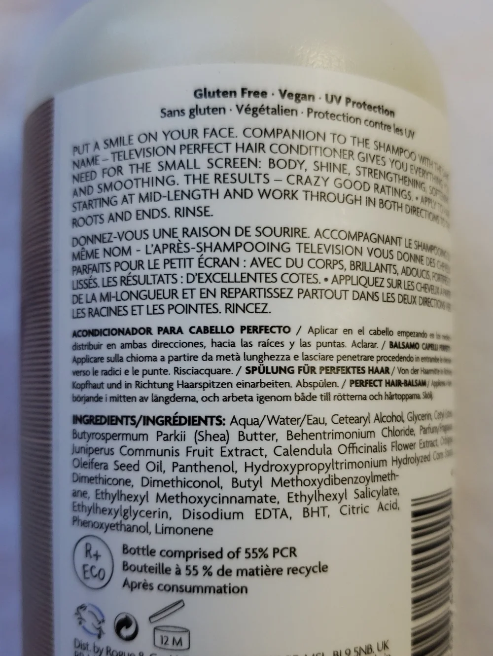 R+Co Television Perfect Hair Conditioner 8.5 oz. New with foil seal.